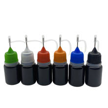 100pcs 5ml Empty PE Black Dropper Bottle for E Liquid Plastic Jar With Metal Needle Cap 2024 - buy cheap