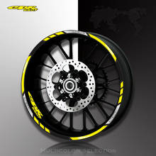 Motorcycle front and rear wheels Edge Outer Rim Sticker Reflective Stripe Wheel Decals For Honda CBR 650F 2024 - buy cheap