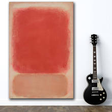 Rothko Red and Pink on Pink by Mark Rothko Classical Still Life Oil Painting Living Room Canvas Modern Pictures For Art No Frame 2024 - buy cheap