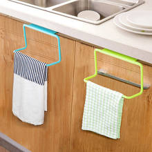 Door Tea Towel Rack Bar Hanging Holder Rail Organizer Bathroom Cabinet Cupboard Hanger Kitchen Accessories EIG88 2024 - buy cheap