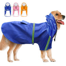 Waterproof Dog Raincoat Impermeable Large Dog Rain coat Jacket Reflective Pet Rain Coat For Dogs Pitbull labrador 2024 - buy cheap