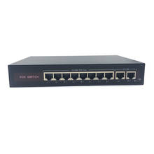 Interruptor Ethernet POE de 48V, con 8 puertos de 10/100Mbps, IEEE 802,3 af/at adecuado para cámara IP/AP inalámbrico/sistema de cámara CCTV 2024 - compra barato