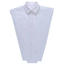 Irregular Sexy Cut Out Button Up White Shirt Women Summer 2021 Novelty Tops Sleeveless Oversized Collared Shirts Blouses Y2K 2024 - buy cheap