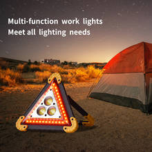 multi function tripod vehicle danger warning sign USB charging led vehicle maintenance work light outdoor camping fishing light 2024 - buy cheap