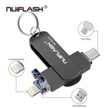 USB Flash Drive For iPhone X/8/7/7 Plus/6/6s/5/SE/ipad OTG TypeC Pen Drive HD Memory Stick 8GB 16GB 32GB 64GB 128GB Pendrive 2024 - buy cheap