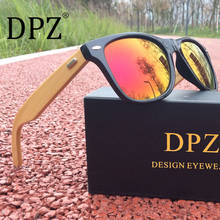 NEW 2020 DPZ Hot Men Bamboo aviation Sunglasses UV400 Wood  Sunglasses Classic Retro Rivet Shades women Sunglasses Oculos De Sol 2024 - buy cheap