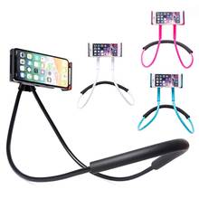 Neckband Phone Holder Universal 360 Degree Rotation Flexible Neckband Phone Holder Stand Strap Bracket 2020 2024 - buy cheap