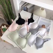 Thin women's bra, no steel ring, anti-sagging, pull-ups, gather cotton bra 2024 - buy cheap