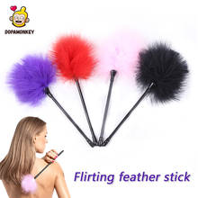 Sex toys Feather Flirt Stick Tickler provoke Erotic fetishism flirting sex toys Adult sex toys for couples 4 colors 2024 - buy cheap