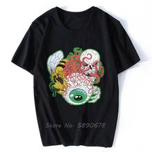 Olho de cthulhu t camisas masculinas puro algodão único t-shirts gola redonda terraria pixel jogo t manga curta harajuku verão 2024 - compre barato