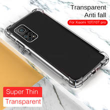 Transparent Airbag Anti-fall Phone Case For Xiaomi Mi 10T 5G Shockproof Ultra Soft Phone Back Cover For Xiaomi 10T Pro 10 Lite 2024 - buy cheap