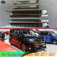 For Toyota Voxy Noah R80 2017-2021 Stainless Steel Inner Door Sill Panel Scuff Plate Kick Step Trim Cover Protector 2024 - buy cheap