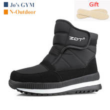 New Winter Non-slip Snow Boots Men Women's Waterproof Ankle Boot Large Size Thicken Warm Plush Skiing Hiking Sports Shoes Unisex 2024 - buy cheap