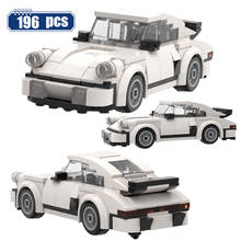 MOC City high-tech Classic Pull back Super Racing Car Model Building Blocks Sports Vehicle Bricks Education Toys for Children 2024 - buy cheap