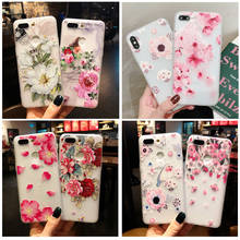 Floral Phone Case For Samsung GALAXY J7 Prime J8 Note 8 9 10 S10 E S11 S20 Plus Ultra A51 A71 A81 A90 A91 M40S Girly Soft Cover 2024 - buy cheap