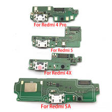 Usb-коннектор для подключения зарядного порта, гибкий кабель с микрофоном для Xiaomi Redmi 3, 3S, 4X, 4A, 5, 5A, 4 Pro 2024 - купить недорого