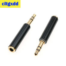 cltgxdd 3.5mm 3 Pole Stereo Male to 3.5mm Female 4 Pole 3 Ring Audio converter Connector Headphone audio adapter jack 3.5 2024 - buy cheap