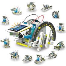 Robot de energía Solar 13 en 1, juguete de vapor, transformación, Kit DIY, juguetes educativos para niños, aprendizaje de Ciencia y Tecnología 2024 - compra barato