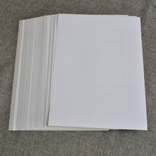 20 pçs a4 em branco adesivo papel para impressora a laser a jato de tinta ofício papel branco auto adesivo etiqueta folha de papel de superfície matte 2024 - compre barato