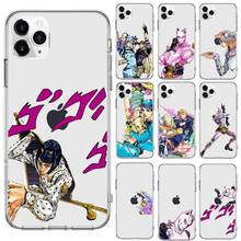 anime JOJO Bizarre Adventure Japan  Transparent phone case for iPhone 6 7 8 11 12 s mini pro X XS XR MAX Plus se cover 2024 - buy cheap