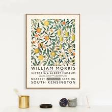 William morris impressão em tela o museu victoria e albert exposição cartaz londres arte subterrânea nouveau pintura decoração da parede 2024 - compre barato