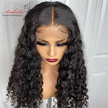 Deep Wave Lace Frontal Wig 13X4 Lace Wig With Baby Hair Remy Pre Plucked Deep Curly Wig Glueless Arabella Lace Front Wig 2024 - buy cheap