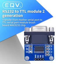 Free shipping MAX3232 RS232 to TTL Serial Port Converter Module DB9 Connector MAX232 2024 - buy cheap