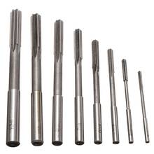 8pcs/set HSS H7 Machine Reamer Straight Shank Chucking Reamers Set Cutter Tool 3/4/5/6/7/8/9/10mm 2024 - buy cheap