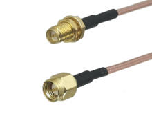 Conector hembra de RP-SMA RG316 a macho SMA, Cable Pigtail de puente Coaxial RF para antena de Radio, 4 pulgadas ~ 10M, 1 ud. 2024 - compra barato