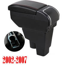 Descanso para braço de honda fit jazz 2002 a 2007, descanso de braço do hatchback com porta-copo, cinzeiro, carregamento usb, caixa de conteúdo da loja com suporte 2024 - compre barato