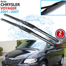 Для Jeep Grand Cherokee Chrysler Voyager 2001 ~ 2007 2002 2003 2004 2005 2006 лобового стекла стеклоочистители, автомобильные стеклоочистительные полосы, аксессуары для автомобиля 2024 - купить недорого