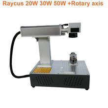 Environmental requirement mini type fiber laser marking machine hot sale all in one, raycus 30W mini fiber laser marking machine 2024 - buy cheap