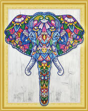 New Lucky Elephant Diamond Painting Animals Diy Diamond Embroidery Special Shape Rhinestone Picture Diamond Mosaic Kit 40x50CM 2024 - buy cheap