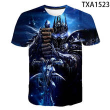 Camiseta informal de manga corta para hombre y mujer, ropa con estampado 3D de warcraft, tendencia urbana, divertida, 2021 2024 - compra barato