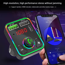 F3 Music Player Car Accessories Gadgets Bluetooth-compatible 5.0 FM Transmitter Handsfree Car Kit MP3 Player PD 3.1A USB Charger 2024 - buy cheap