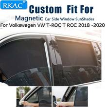 Custom  Magnetic Car Sun Shade Car Curtain Car Side Windows Sun Visor Shield Sunshade For Volkswagen 2024 - buy cheap