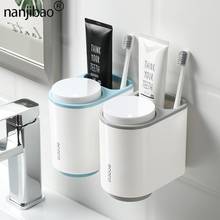Toothbrush holder toothpaste storage organizer glass for toothbrushes shelf magnetic adsorption With cup bathroom accessories 2024 - buy cheap