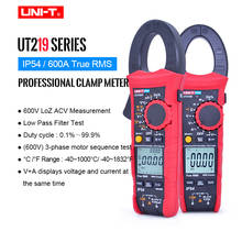 UNI-T UT219E UT219M UT219DS 600A True RMS Professional Clamp Meters IP54 Dust / Waterproof Ammeter, LoZ Voltage HVAC Repair Tool 2024 - buy cheap
