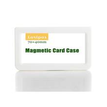 70*40mm Magnetic Card Sleeve Label Paper Sign Holder Case Display Frame Remover Fridge Magnet Frame Metal Shelf Price Talker Pop 2024 - buy cheap