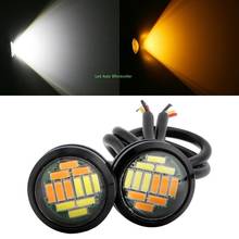 65X 23mm 4014 12Smd Eagle Eye Turn Signal White Yellow DayTime Running Light Spot Signal Lamps Backup Car Led Parking Day Lamp 2024 - buy cheap