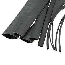 4.8mm / 1.6mm Black Electrical Connection Sleeving Kit Tubes Polyolefin 3:1 Heat Shrink Tubing Tube Cable Sleeve Wrap Wire 50cm 2024 - buy cheap