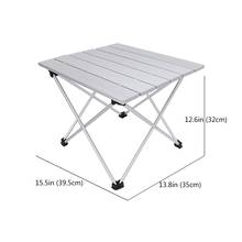 Portable Table Foldable Folding Camping Hiking Desk Traveling Outdoor Picnic New Blue Gray Pink Black Al Alloy Ultra-light S L 2024 - buy cheap