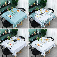 2020 New Hanging Pvc Tablecloth Waterproof Table Cover Rectangle Desk Cloth For Table Wipe Covers Home Textiles Almofadas Decor 2024 - buy cheap