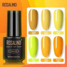 ROSALIND Yellow Color Series Gel Nail Polish 7ML Gel Polish For Nail Art Design Manicure Hybrid Varnishes Semi Permanent Gellak 2024 - buy cheap