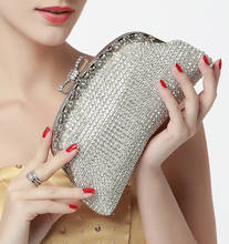 2022 New Design Women Evening Bags Handmade Beaded Diamonds Design Clutches For Party/Dinner Purse WY175 2024 - buy cheap