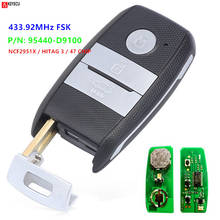 Keyecu keyless ir inteligente remoto carro chave fob 433 mhz ncf2951x/hitag 3 para 2016 2017 kia sportage 95440-d9100 95440d9100 FOB-4F08 2024 - compre barato