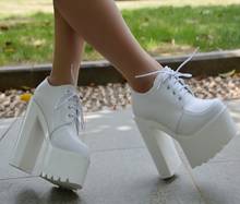 Sapato com salto muito alto, sapato feminino sexy novo estilo europeu americano de 14 cm simples e elegante, salto alto, outono 2019 2024 - compre barato
