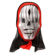 Аниме призрак косплей маска Хэллоуин ужасная маска с волосами Праздник Вечеринка ужас реквизиты дом с привидениями маска призрак 2024 - купить недорого