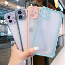 Fashion Anti Knock Phone Cases For iPhone 11 12 Pro Max XR XS Max X 8 7 6 6S plus SE 2020 Matte Transparent Luxury Cases Cover 2024 - buy cheap
