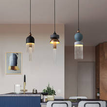 Luminária pendente estilo nórdico, candelabro moderno com estilo loft, decoração de casa, lâmpada de suspensão, restaurante, quarto, cozinha 2024 - compre barato
